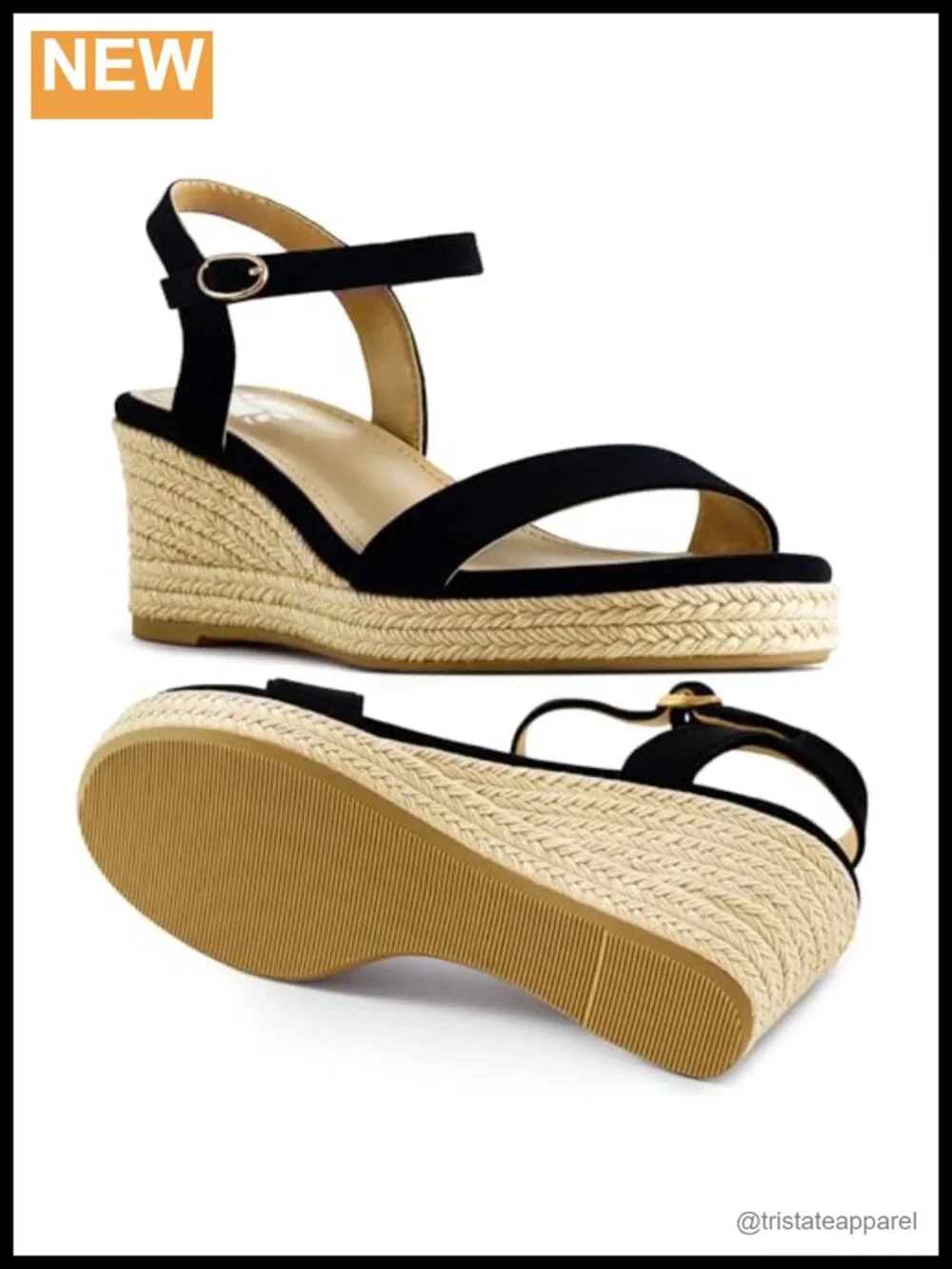 N/A espadrille wedge